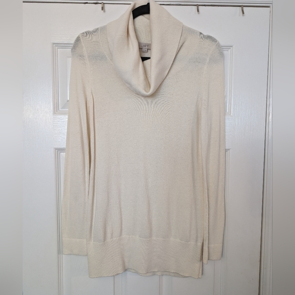 LOFT Super Soft Cowl Neck Sweater